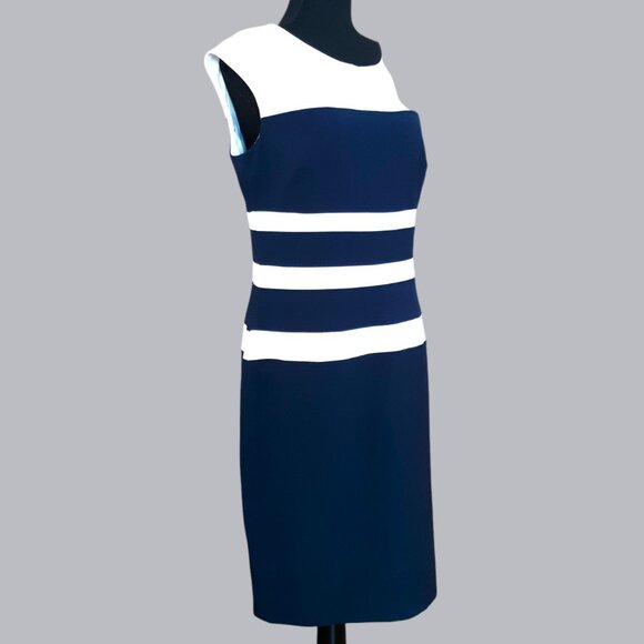 Lauren Ralph Lauren Colorblock Career Dress NWT - Picture 2 of 10